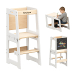 Tulano Mooby 35 white-natural k&ouml;&ouml;giabiline 3in1 &ndash; Montessori torn ja lastelaud