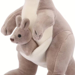 Pehme m&auml;nguasi k&auml;nguru, 28 cm