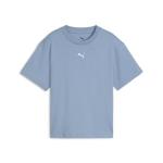 PUMA t&uuml;drukute vabaaja T-s&auml;rk PUMA ESS Centered Cat Logo Boxy Tee G Cool - 68513134, helesinine