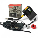 Mini jalgrattakompressor taskulambi funktsiooniga, pump pallidele ja ratastele