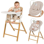 Lamamistool ja s&ouml;&ouml;gitool 4in1 BabySetiga &ndash; s&uuml;nnist kuni 110 kg Lionelo Celia Set