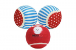 MISOK Koera m&auml;nguasi, tennisepallid, 10 cm, 3 tk sinine/punane
