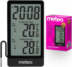 Meteo Sp111c termomeeter: sise- ja v&auml;listemperatuur, kell