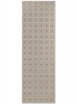 Elle Decoration kaasaegne vaip Perles Roma beež ja kreemikas 80x240 cm