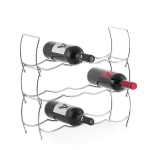 Veinitarvikud Homania kokkupandav pudeliriiul, 12 pudelit, metall