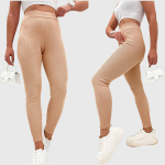 Naiste puuvillased retuusid Spring, beežid