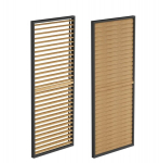 Mirpol LUXE 123 &times; 238 cm reguleeritav alumiiniumist ribidega pergola k&uuml;lgsein
