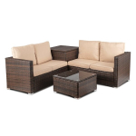 Aiam&ouml;&ouml;bli komplekt Mebel Elite NEGRO pruun beež