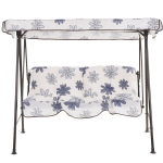 Kiige istmepatjade komplekt PATIO Tora A018-06BB 3-kohaline varikatusega, tepitud disainiga