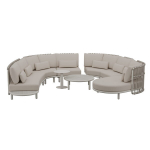 Modulaarne lounge-komplekt Mirpol Es Vedra, 8-osaline, beež, pol&uuml;ester
