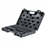 M&otilde;jupadrunite komplekt, 34 osa, 51.5x33x6.5 cm, must, legeerteras