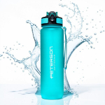 BPA-vaba k&otilde;rrega spordiveepudel Peterson, helesinine, 1000 ml