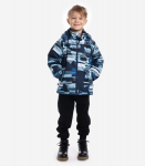 Huppa Laste kevad-s&uuml;gis jope JONE, navy pattern