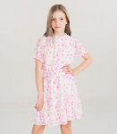 ONLY laste kleit 15322508*01, valge/roosa 5715518798312, 152 cm