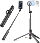 Selfie pulk (Selfie stick) TONEOF 173 cm magnetiline selfie-kepp, must