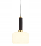 Ripplamp Vanes must, valge varjund