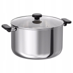 Ikea Middagsmat kaanega pott, 10 l, roostevaba teras