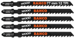 Bahco 91-027-5p 77mm puidusaed, 5 tk.