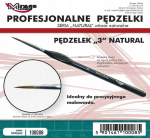 Mirage Hobby naturaalne pintsel, suurus 3