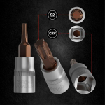 Mjw Torx pesapea 1/4" S2 terasest T10