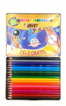 Bic Evolution v&auml;rvilised pliiatsid, 18 tk, metallkarp