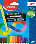 Maped Infinity grafiitpliiatsid, 12 v&auml;rvi, &uuml;mbris