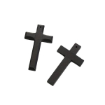Puidust dekoratsioon, Black cross 85*48mm