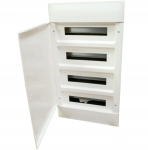 Legrand Practibox S peitpaneel, 3 rida x 18 moodulit, valge uks