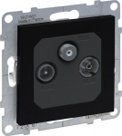 Legrand Suno Rtv-sat tagumine antenni pesa, must matt