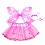 Kost&uuml;&uuml;m "v&auml;ike haldjas" t&uuml;drukule - kleit, tiivad, v&otilde;lukepp