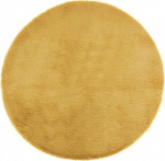 &Uuml;mmargune kunstkarusnahast vaip 80 cm, ookerv&auml;rv