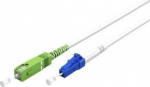 Fiiberoptiline kaabel Sc/apc - Lc/upc Singlemode 0,5m valge