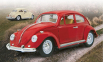 Automudel Jamara Vw Garbus 1:18, 27 Mhz, punane