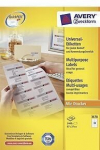 Avery universaalsed etiketilehed 97 x 37 mm