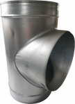 Ventilatsiooni tee 160/160mm tsingitud ilma tihendita