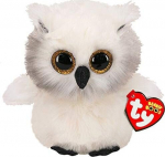 Beanie Boss Austin White Owl 24cm pehme pl&uuml;&uuml;sist m&auml;nguasi