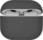 Uniq Lino &uuml;mbris Apple Airpods 4 jaoks, hall silikoon