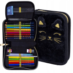 Astrabag Fluffy Kitty Black - komplektiga koolikott t&uuml;drukule