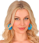 Sinised Glitter Hoop k&otilde;rvar&otilde;ngad peoks