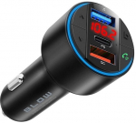 Auto Fm saatja Bluetooth 5.0, kiirlaadija, Mp3, 3x Usb, Rgb
