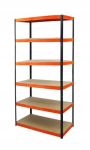 Metallist riiul Helios Hbo 213x110x60, 6 riiulit, 400kg/riiul