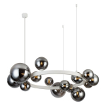 Azzardo Bubbles rippvalgusti, &uuml;mmargune, 15 G9, 88cm, valge