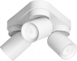 Valge 3 Gu10 Led reguleeritava nurgaga lamp