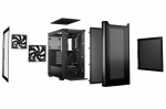 Korpus Ole vait! Pure Base 501 Airflow Midi Tower Atx must koos karbiga