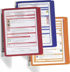 Vastupidav Vario Wall 5 - hoidik 5 infotahvlile, A4, tumesinine