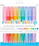 Confetti Stamp kahepoolsed markerid - ooly