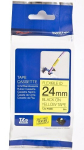 Brother Tze-fx651 lint, 24mm, must kollasel, 8m