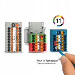 Phoenix Contact Ptfix 10/18x4-ns35 Bu 3273638 - &uuml;hendusplokk