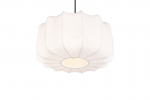 Ripplamp Madeline R31971901, must/valge