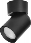 Liikuv seina/lae Led/halogeenlamp Gu10, must